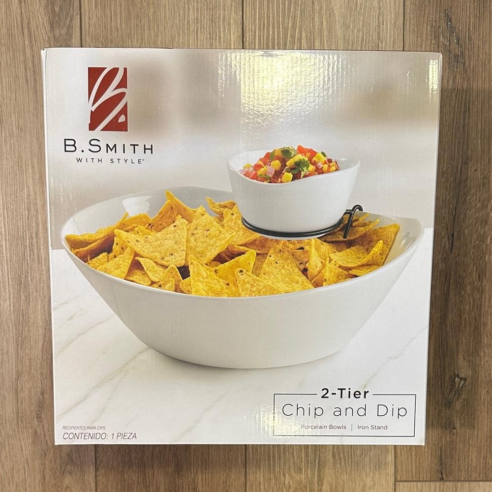 B. Smith 2-Tier Chip and Dip Set